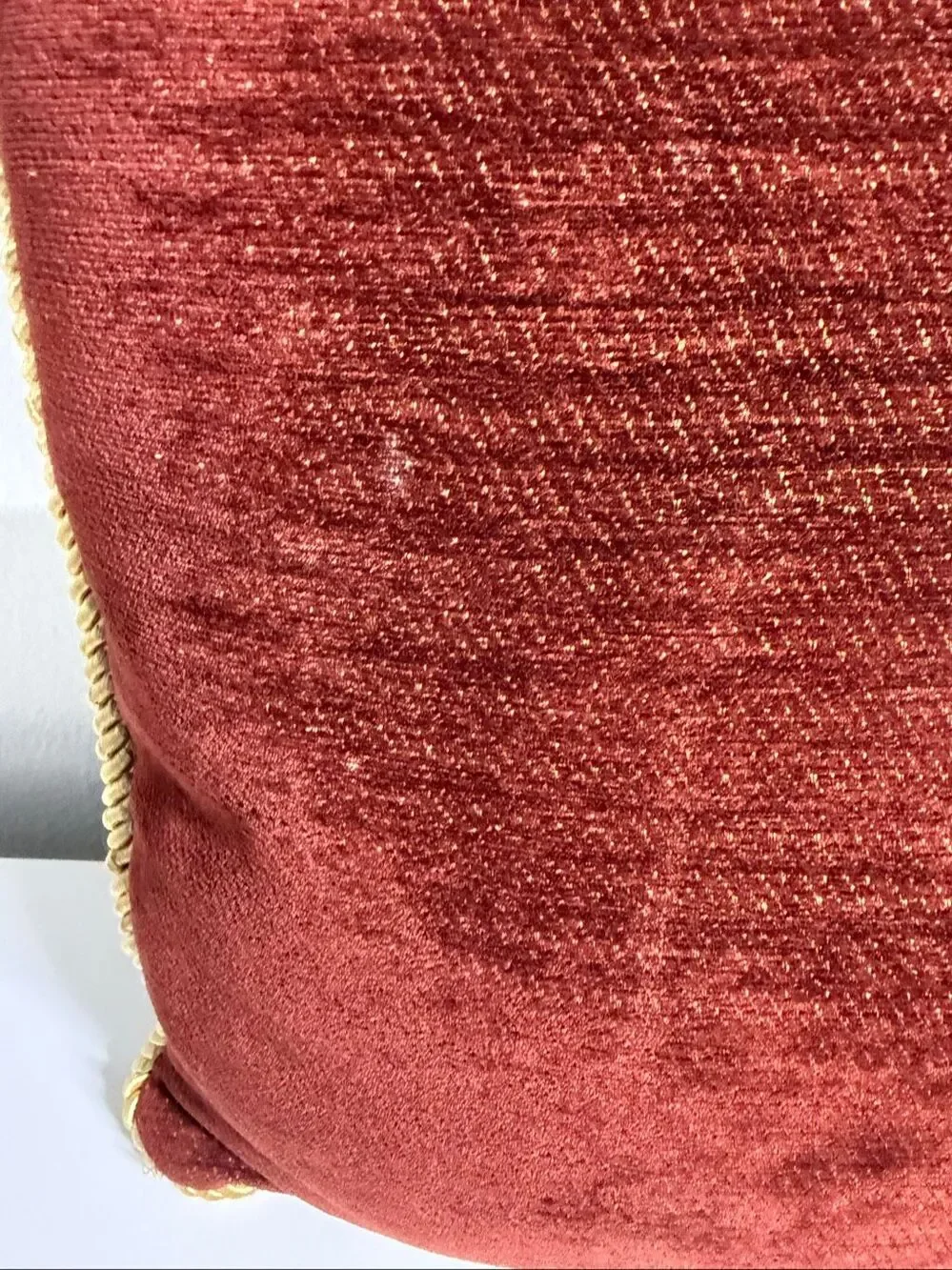 Vintage Burgundy Gold Decorative Pillow Set Of 3 (2 Square/1 Bolster) Victorian